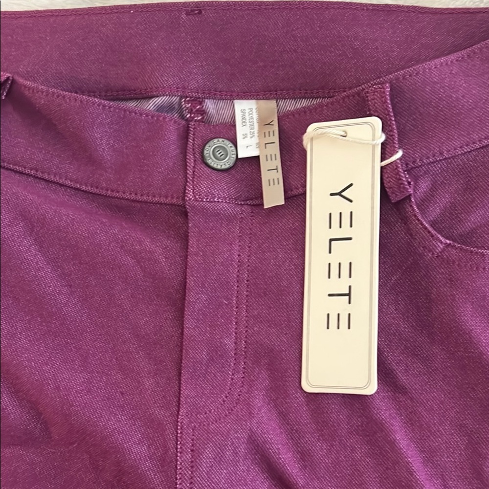 Yelete Rich Purple Trousers - Picture 2 of 6